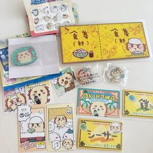 New Chiikawa シーサー set keychain card fridge magnet